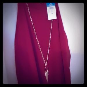 Burgundy dress 1x
